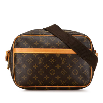 LOUIS VUITTON Monogram Reporter PM Crossbody Bag