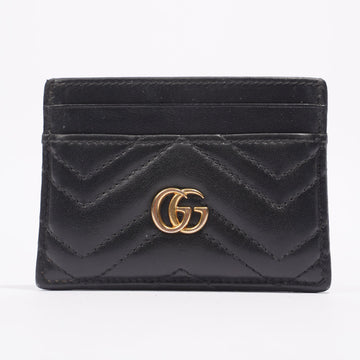 Gucci Marmont Card Holder Black Leather