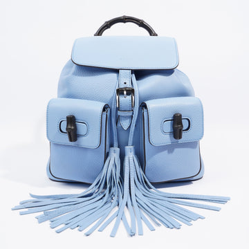 Gucci Bamboo Baby Blue Leather