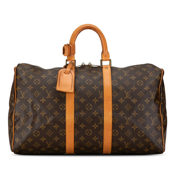 LOUIS VUITTON Monogram Keepall 45 Travel Bag