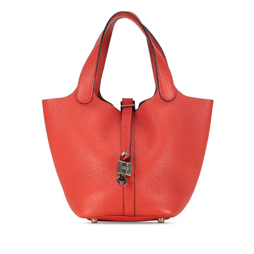 Hermes Clemence Picotin Lock 18 Handbag