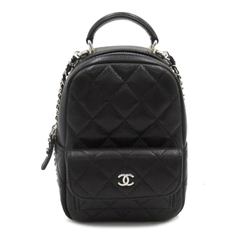 CHANEL Mini CC Quilted Caviar Leather Backpack