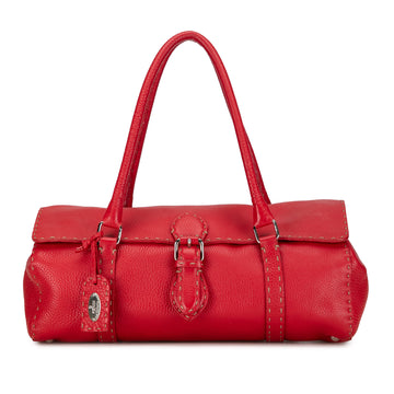 FENDI Selleria Leather Linda Shoulder Bag