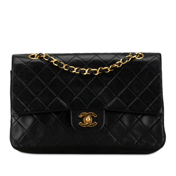 CHANEL Medium Classic Lambskin Double Flap Shoulder Bag