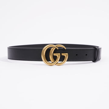 Gucci Marmont Belt Black Leather 75cm 30