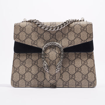 Gucci Dionysus Bag Monogram / Black Canvas / Leather Mini