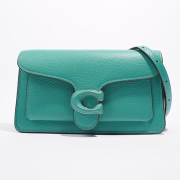 Coach Tabby Clutch on Chain Green Leather