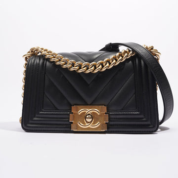 Chanel Boy Bag Black Lambskin Small