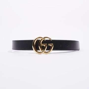 Gucci Mens Marmont Belt Black / Gold 70cm / 28
