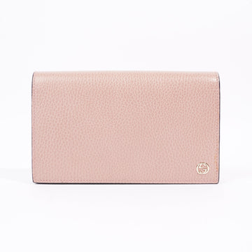 Gucci Womens Wallet on Chain Pink Leather