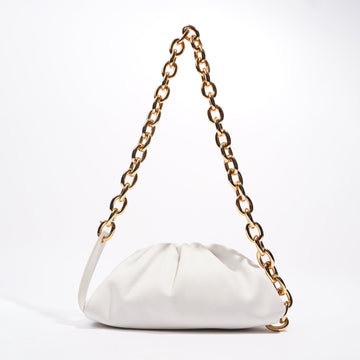 Bottega Veneta Womens The Mini Pouch Belt Bag White Leather