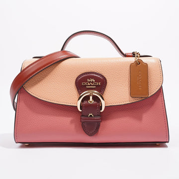 Coach Kleo Top Handle Bag Colourblock Leather