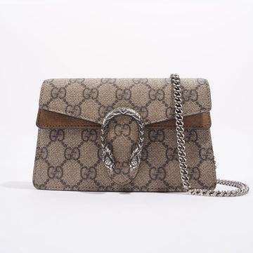 Gucci Womens Dionysus Shoulder Bag Brown Super Mini