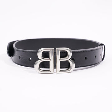 Gucci x Balenciaga  Hacker Project Womens BB Belt Black / Silver 90
