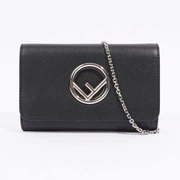 Fendi F is Fendi Wallet on Chain Black Leather OS