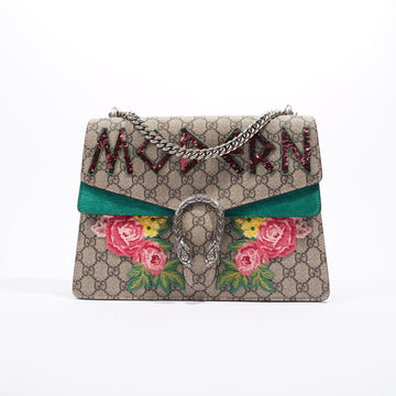 Gucci Womens Dionysus Modern Supreme Bloom Green Medium