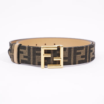 Fendi Womens Reversible FF Belt Zucca 90