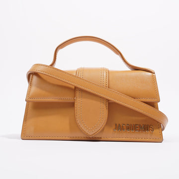 Jacquemus Womens Le Bambino Bag Tan Leather