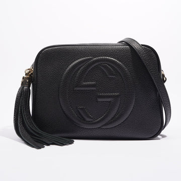 Gucci Womens Soho Bag Black Leather Small