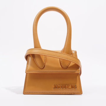 Jacquemus Womens Le Chiquito Mustard Leather