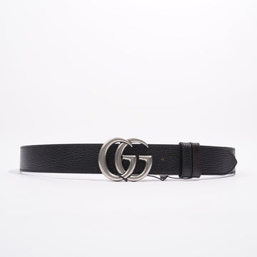 Gucci Mens GG Belt Black Leather 100cm - 40