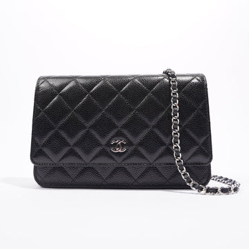 Chanel Wallet On Chain Black Caviar Leather