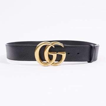 Gucci Womens Marmont Belt Black Leather 85cm - 34