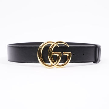 Gucci Womens Marmont Belt Black Leather 75cm - 30