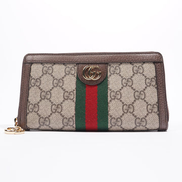 Gucci Ophidia Zip Around Wallet Supreme