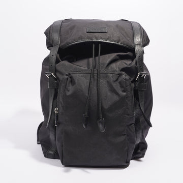 Gucci Vintage Nylon Backpack Black