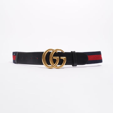Gucci Womens Marmont GG Web Blue / Red / Brown 75cm - 30