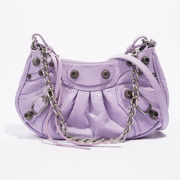 Balenciaga Le Cagole Bag Leather Lilac Mini