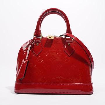 Louis Vuitton Alma Red Vernis Leather BB