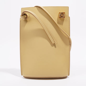 Loewe Dice Pocket Mustard Leather