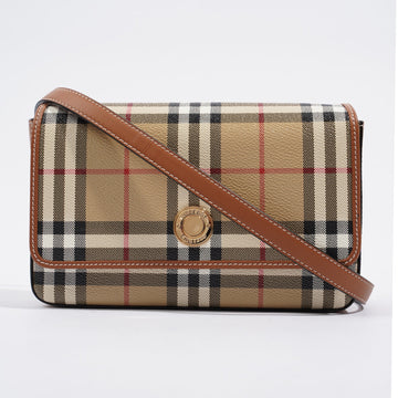 Burberry Hampshire Bag Check Canvas