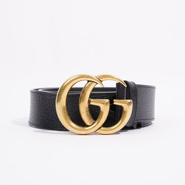 Gucci Womens Marmont Belt Black Leather 90cm - 36