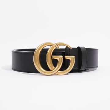 Gucci Womens Marmont Belt Black Leather 115cm - 46