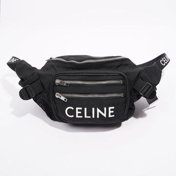 Celine Trekking Belt Bag Black Cotton
