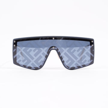Fendi Womens Fendi FF Sunglasses Blue / Metallic Acetate 145