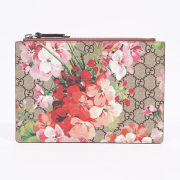 Gucci Bloom Zip Pouch Supreme / Flowers Canvas