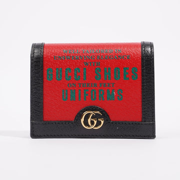 Gucci Womens 100 Wallet Red / Black