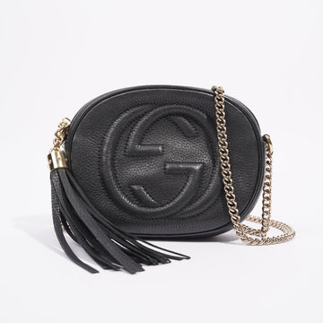 Gucci Womens Soho Chain Bag Black Mini