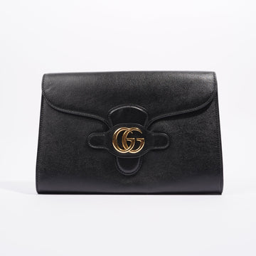 Gucci Womens Marmont Clutch Bag Black / Gold