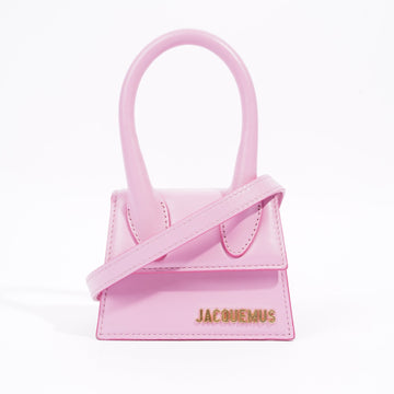 Jacquemus Womens Le Chiquito Pink Leather Mini