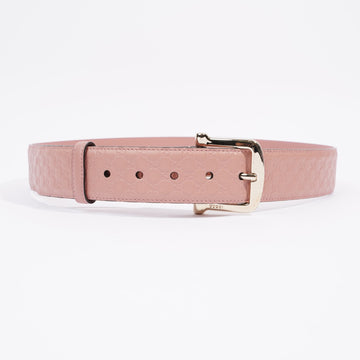 Gucci Belt With Square Buckle Nude Leather 95cm 38