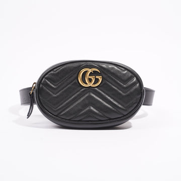 Gucci Womens Marmont Belt Bag Black / Gold 85cm / 34