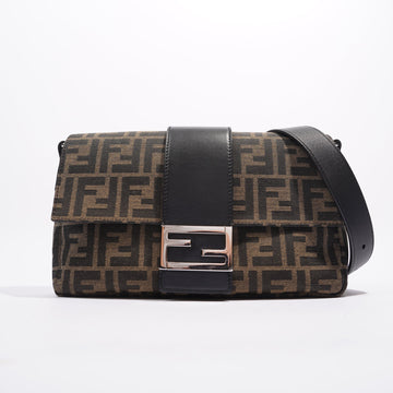 Fendi Womens Baguette Bag Beige / Brown