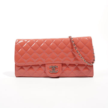 Chanel Womens Brilliant East West Flap Wallet on Chain