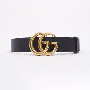 Gucci Womens Marmont Belt Black / Gold 75cm / 30
