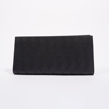 Bottega Veneta Mens Continental Wallet Black